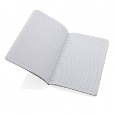Logo trade promotional merchandise photo of: Salton A5 GRS certified recycled paper notebook