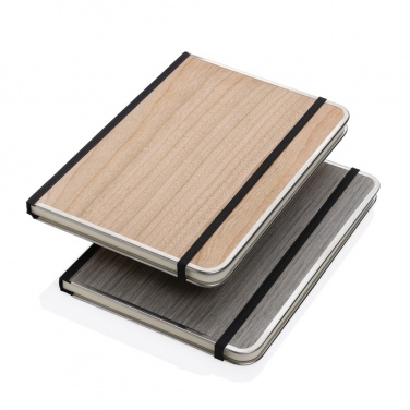 Logotrade promotional item picture of: Treeline A5 wooden cover deluxe notebook