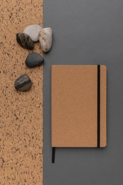 Logotrade promotional item picture of: Stoneleaf A5 cork and stonepaper notebook