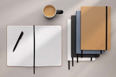 Logotrade advertising product image of: Craftstone A5 recycled kraft and stonepaper notebook