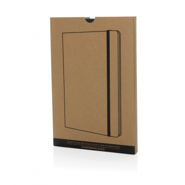 Logotrade advertising product image of: Craftstone A5 recycled kraft and stonepaper notebook