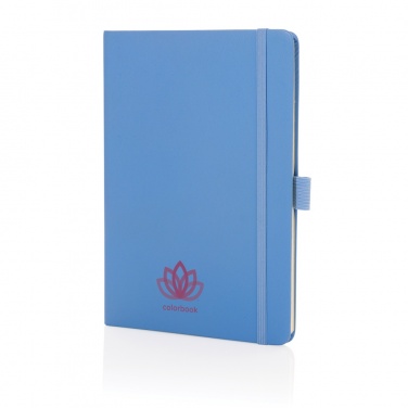 Logo trade promotional gift photo of: Sam A5 RCS certified bonded leather classic notebook