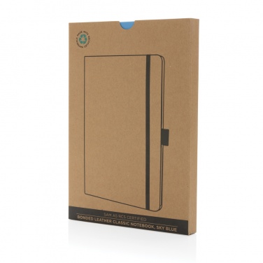 Logo trade promotional gifts image of: Sam A5 RCS certified bonded leather classic notebook
