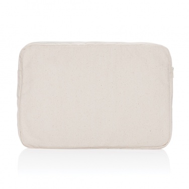 Logo trade promotional merchandise photo of: Laluka AWARE™ recycled cotton 15.6 inch laptop sleeve
