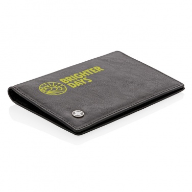 Logo trade advertising products picture of: RFID anti-skimming passport holder
