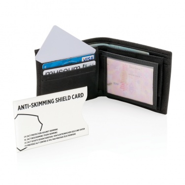 Logo trade promotional merchandise image of: Anti-skimming RFID shield card with active jamming chip