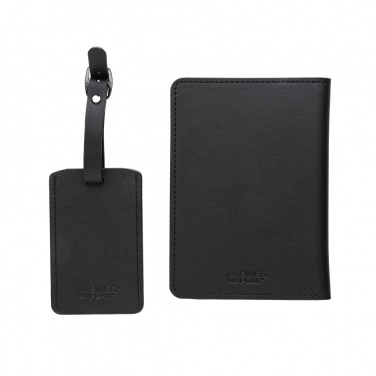 Logo trade business gift photo of: Swiss Peak GRS recycled PU travel gift set