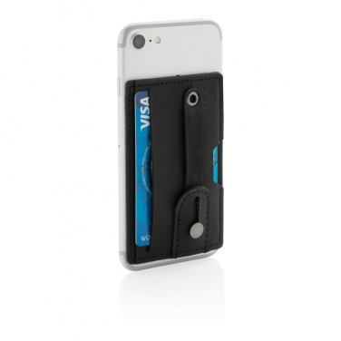 Logo trade advertising product photo of: 3-in-1 Phone Card Holder RFID