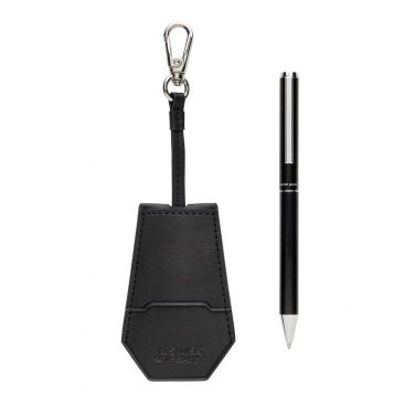 Logotrade promotional gift image of: SP Tula RCS certified recycled PU key holder and pen set
