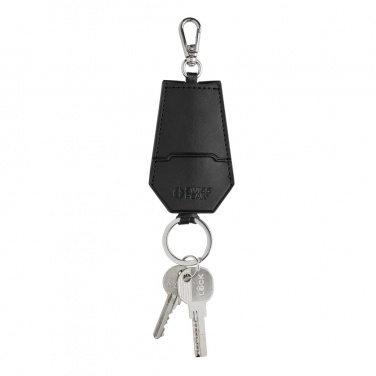 Logo trade promotional giveaway photo of: SP Tula RCS certified recycled PU key holder and pen set