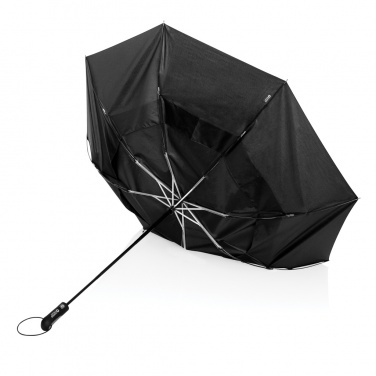 Logo trade promotional merchandise picture of: Swiss Peak Aware™ Tornado 27” pocket storm umbrella