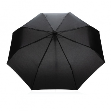 Logo trade advertising products image of: 21" Impact AWARE™ RPET 190T mini auto open umbrella