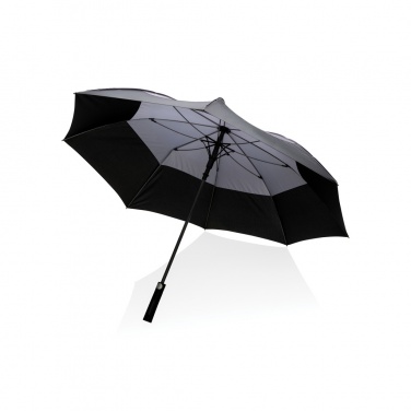 Logo trade advertising product photo of: 27" Impact AWARE™ RPET 190T auto open stormproof umbrella