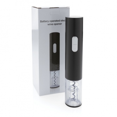 Logo trade promotional merchandise picture of: Electric wine opener - battery operated