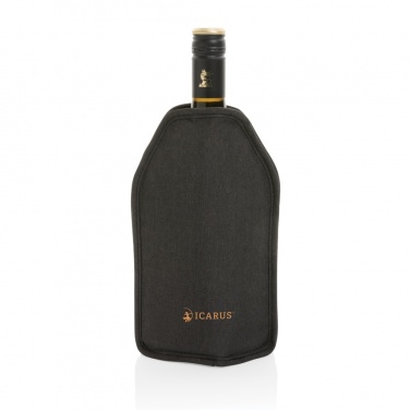 Logo trade corporate gift photo of: Vino AWARE™ RPET wine cooler sleeve