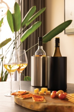 Logo trade business gifts image of: Vino RCS certified recycled stainless steel wine bucket