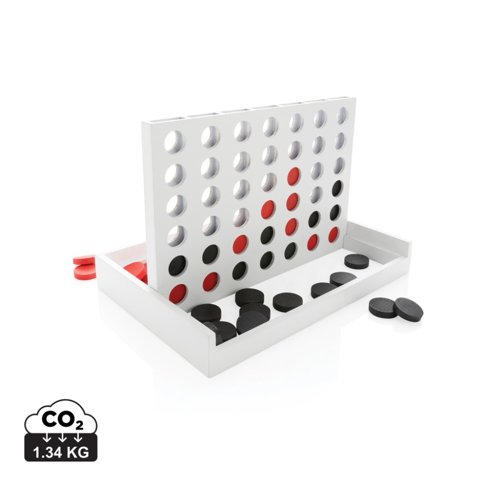 Logotrade advertising products photo of: Connect four wooden game