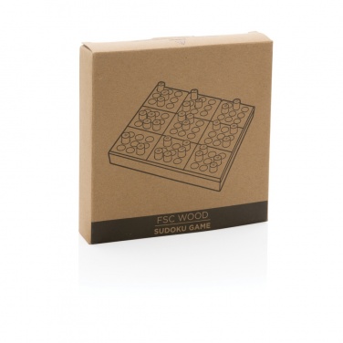 Logotrade corporate gift picture of: Wooden Sudoku game