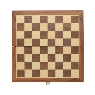 Logotrade advertising products photo of: Luxury wooden foldable chess set