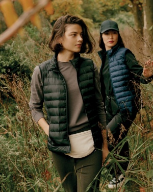 Logo trade promotional merchandise picture of: Iqoniq Meru women recycled polyester bodywarmer