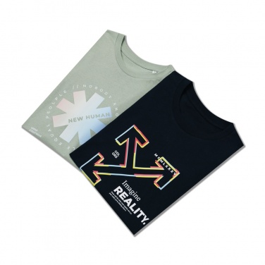 Logo trade corporate gifts picture of: Iqoniq Bryce recycled cotton t-shirt