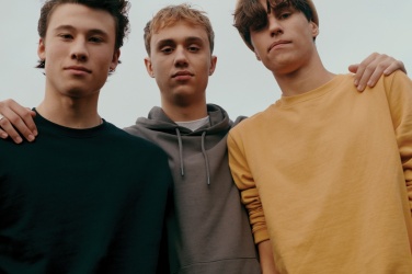 Logo trade promotional gifts picture of: Iqoniq Zion recycled cotton crew neck