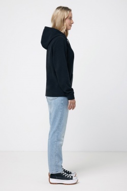 Logo trade promotional merchandise photo of: Iqoniq Trivor recycled polyester microfleece hoodie