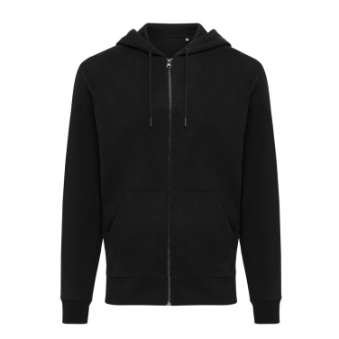 Logo trade corporate gift photo of: Iqoniq Abisko recycled cotton zip through hoodie