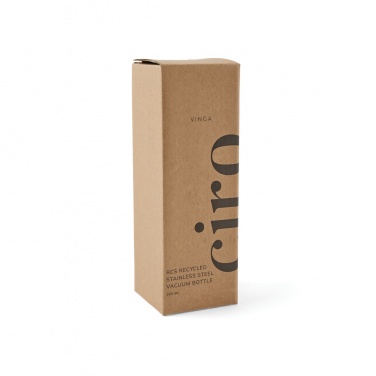 Logo trade advertising product photo of: VINGA Ciro RCS recycled vacuum bottle 300ml