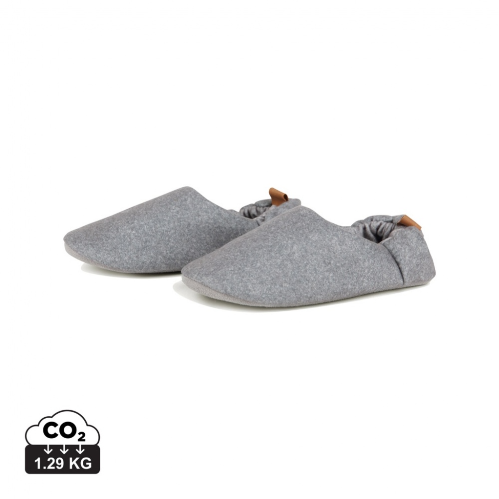 Logo trade promotional merchandise picture of: VINGA Moulton RCS RPET slippers L/XL