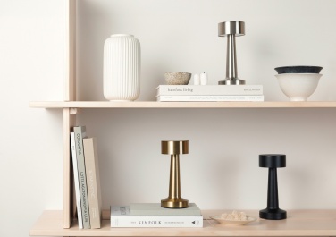 Logo trade promotional merchandise photo of: VINGA Maris RCS recycled ABS table lamp