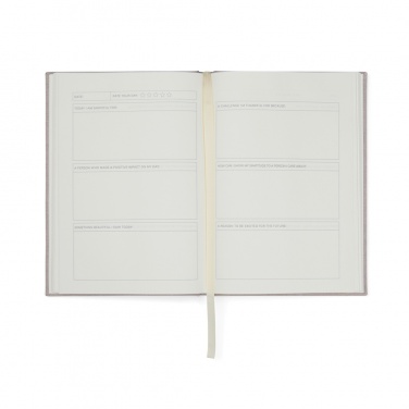 Logo trade corporate gifts picture of: VINGA Thankfulness GRS recycled paper journal