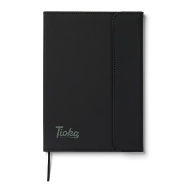 Logo trade corporate gifts picture of: VINGA Baltimore GRS certified paper & PU notebook