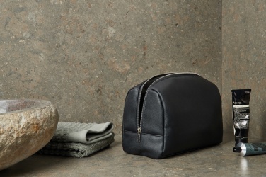 Logo trade promotional giveaway photo of: VINGA Bermond RCS recycled PU toiletry bag