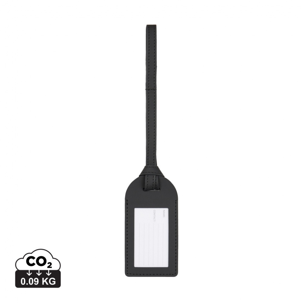 Logotrade promotional gift image of: VINGA Baltimore RCS recycled polyester luggage tag