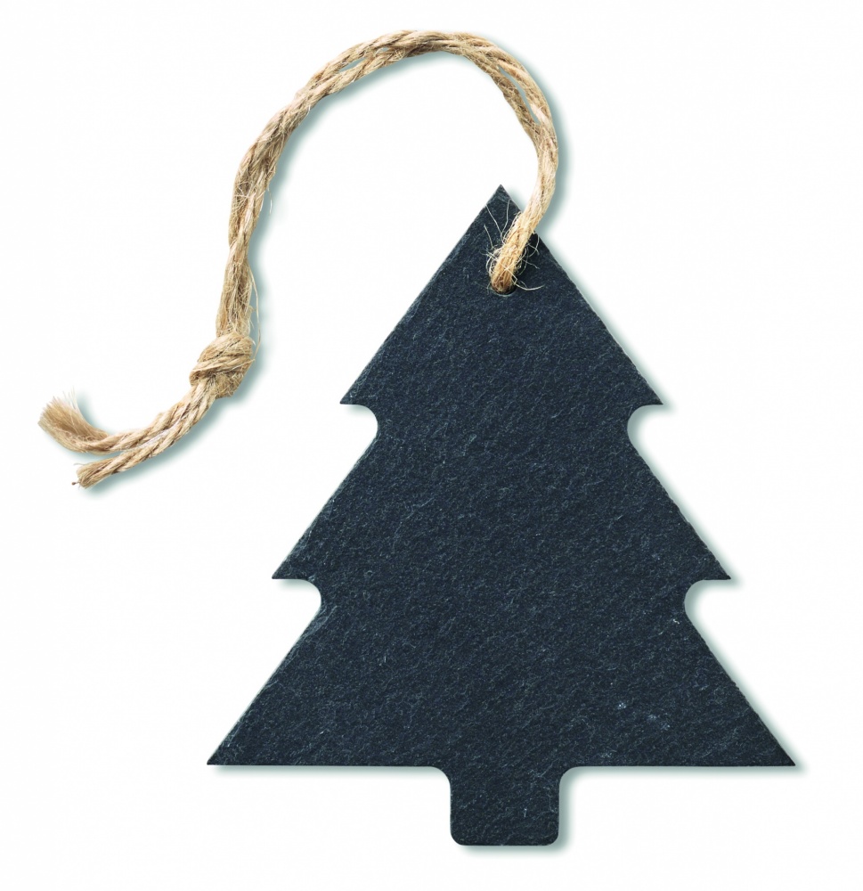 Logotrade promotional product image of: Slate xmas hanger tree
