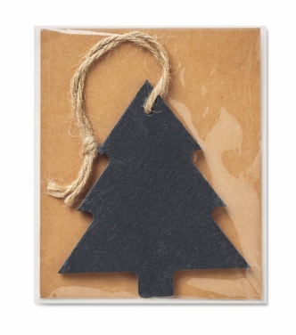 Logotrade promotional giveaways photo of: Slate xmas hanger tree