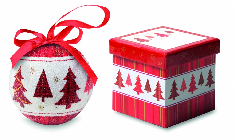 Logotrade promotional giveaways photo of: Christmas bauble in gift box