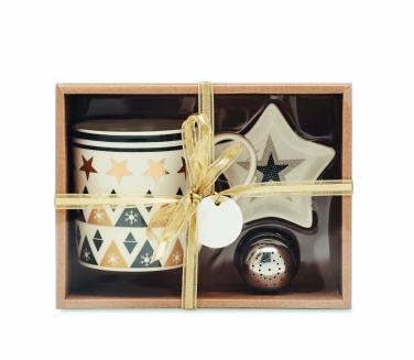 Logotrade promotional product picture of: Mug mini plate filter in box