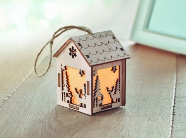 Logotrade promotional giveaway picture of: MDF house with light