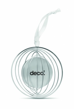 Logo trade advertising products image of: Circle decoration with ribbon