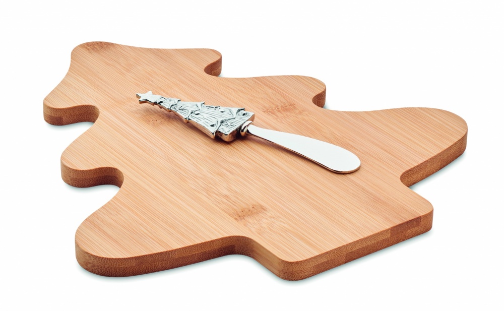 Logotrade corporate gift image of: Cheese board set in bamboo Essen