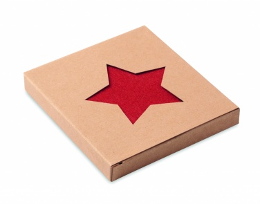 Logo trade promotional gift photo of: RPET 4 felt coaster set