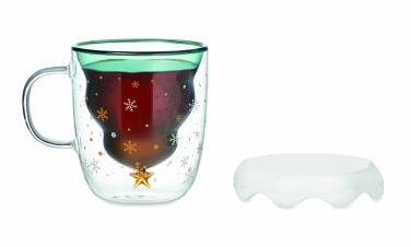 Logo trade promotional item photo of: Double wall borosilicate mug