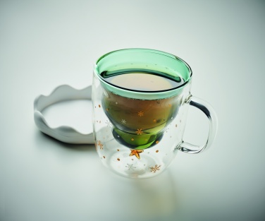 Logo trade promotional item photo of: Double wall borosilicate mug