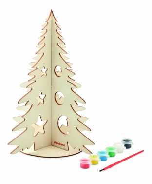 Logo trade promotional items image of: DIY wooden Christmas tree