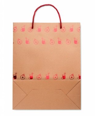 Logotrade promotional item image of: Gift paper bag with pattern