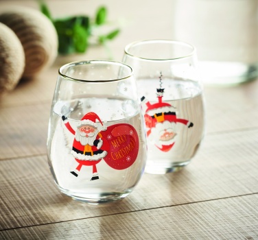 Logotrade promotional gifts photo of: Set of 2 Christmas glasses