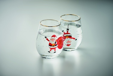 Logotrade promotional gifts photo of: Set of 2 Christmas glasses