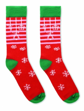 Logotrade advertising products photo of: Pair of Christmas socks L